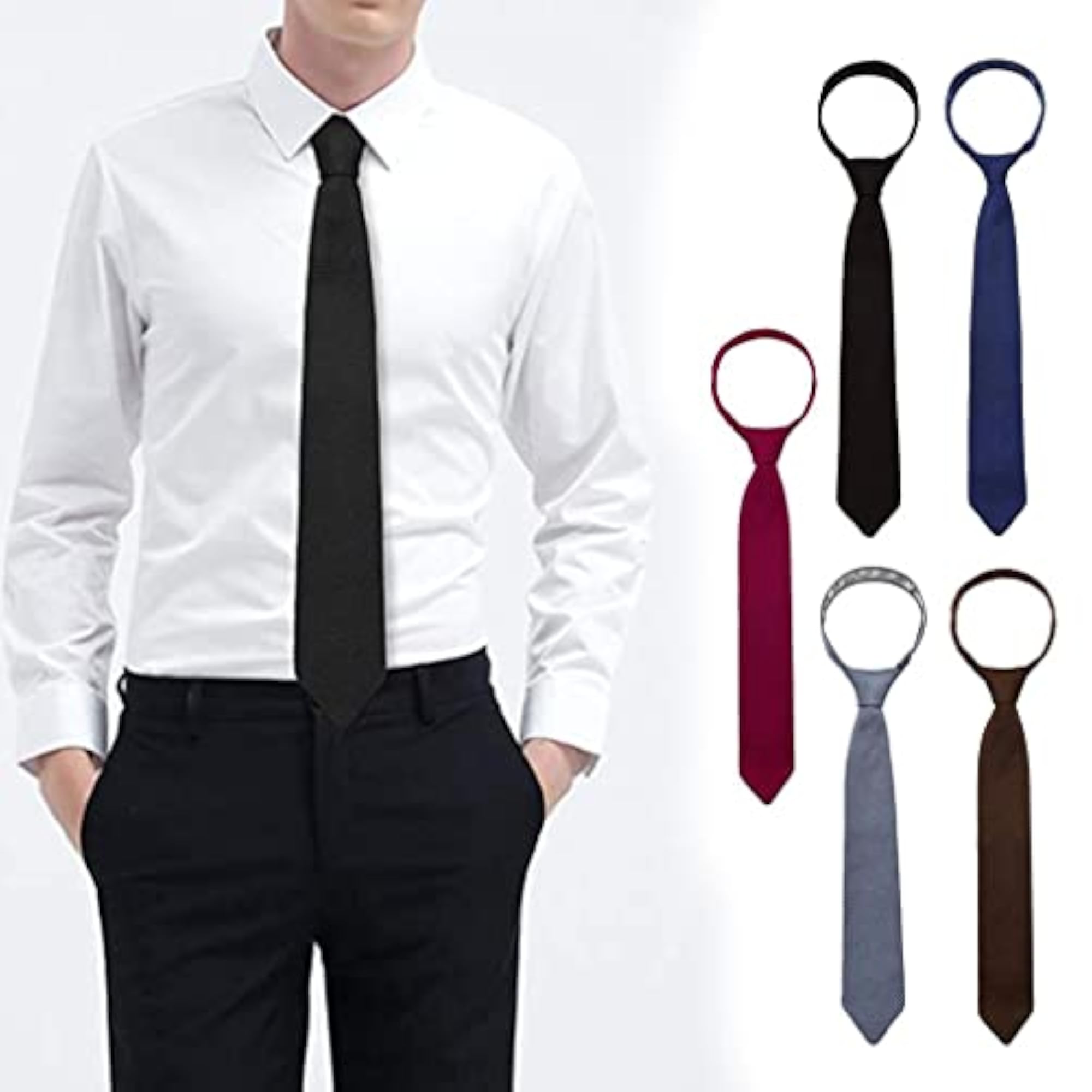 Men's Fashion Knitted Solid Necktie
